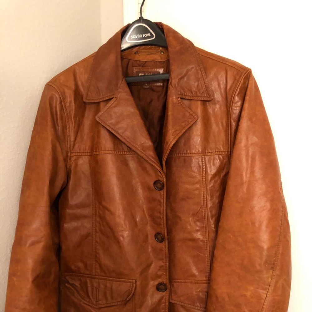 NWOT WILSON MEN LETHER JACKET